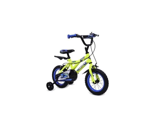 Bicicleta copii Huffy Pro Thunder, roti 12inch, Sistem franare V-brake (Galben)