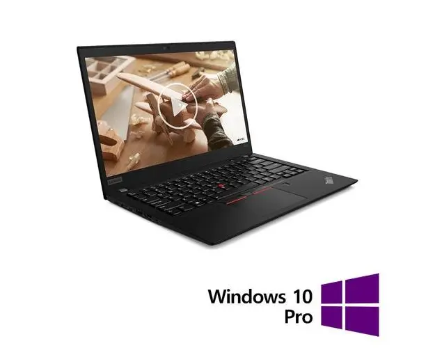 Laptop Refurbished LENOVO ThinkPad T490, Intel Core i5-8265U 1.60 - 3.90GHz, 16GB DDR4, 256GB SSD, 14 Inch Full HD, Webcam + Windows 10 Pro