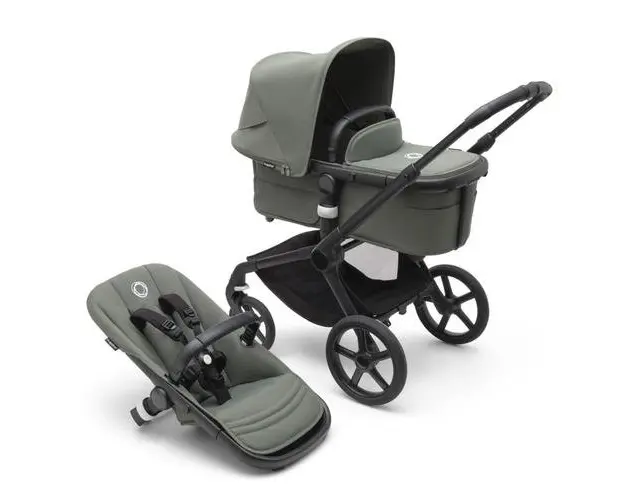 Carucior Bugaboo Fox 5 Black/Forest Green 2 in 1