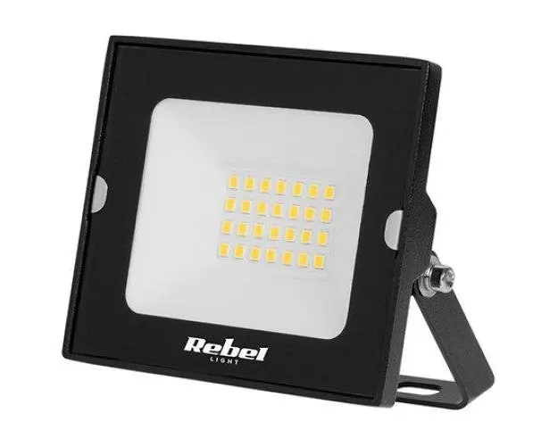 Proiector LED Rebel URZ3612, 20 W, 1700 lm, lumina neutra, 4000 K, IP65 (Negru)