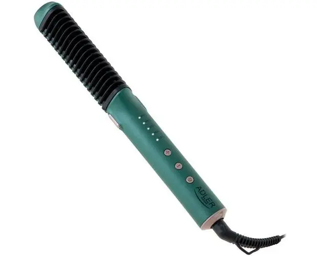 Perie Electrica, Adler AD 2324, 32 W, 5 Setari De Temperatura, Protectia Impotriva Supraincalzirii, Acoperire Ceramica (Verde)
