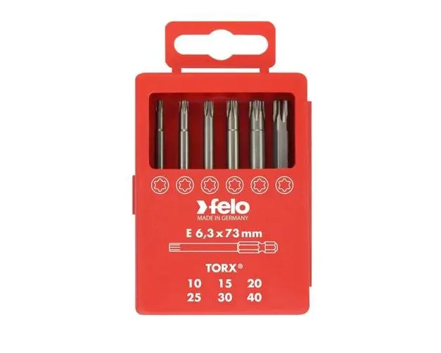 Set 6 biti Profi - Torx, Felo