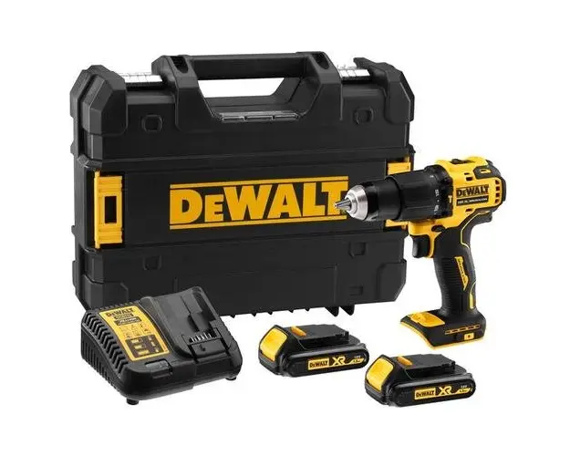 Masina de gaurit cu percutie DeWALT DCD709S2T-QW, 18 V, 1650 rpm + 2 Acumulatori 1.5 Ah si incarcator