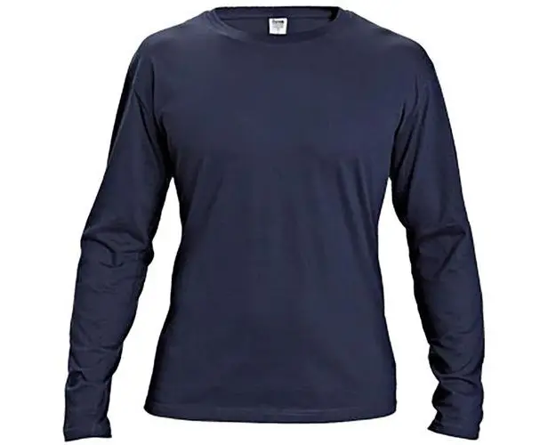 Tricou de lucru cu maneca lunga, guler sport ce nu se deformeaza - Cerva Cambon Albastru S