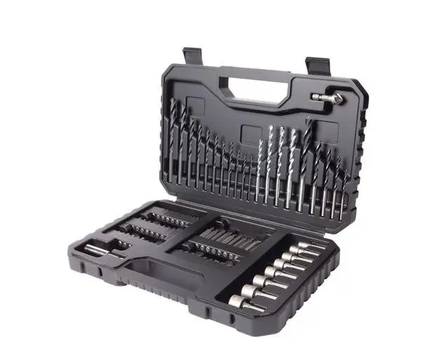 Set burghiu si surubelnita Black & Decker A7219-XJ, 80 Piese (Negru/Portocaliu)