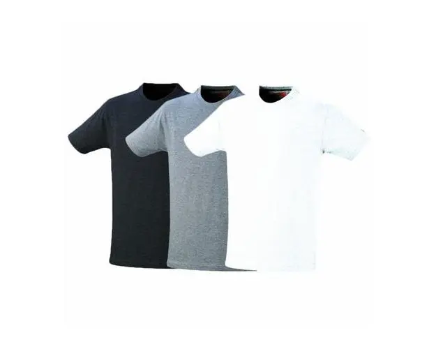 Set 3 tricouri Kapriol Tris, Marimea M (Negru/Gri/Alb)