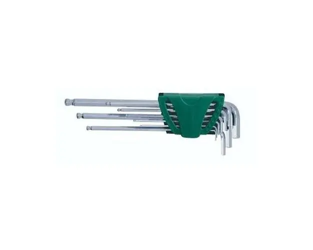 Set chei hexagonal Sata SA09102, 12 Piese, Extra lungi 1/6inch-3/8inch