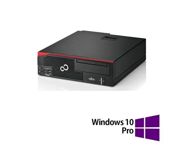 Calculator Sistem PC Refurbished Fujitsu Esprimo D756 Desktop, Intel Core i5-6500T 2.50-3.10GHz, 8GB DDR4, 500GB HDD + Windows 10 Pro