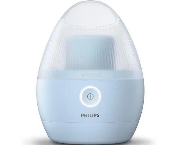 Aparat de curatat scame Philips GCA2100/20, seria 1000, 6 lame patentate, 90 de minute de functionare, Indicator durata de functionare si baterie, Cutie pentru scame vizibila si usor de curatat (Albastru)