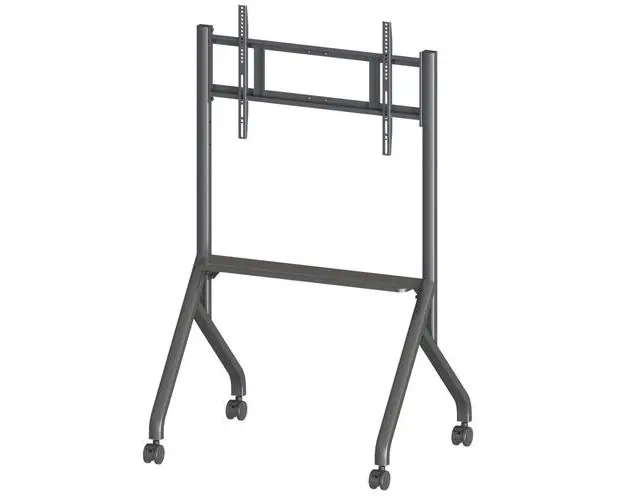 Stand TV, universal, reglabil inaltime, raft inclus, 65 - 100 inch, Techly ICA-TR53LB, Negru