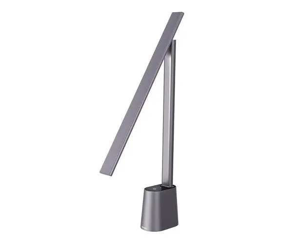 Lampa de birou rabatabila LED Baseus Smart Eye DGZG-0G, 5 W, 2200 mAh, 3 Moduri Luminozitate, Lumina Auto-Adaptabila (Gri)