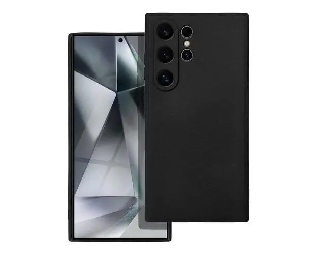 Husa Omni din silicon pentru SAMSUNG Galaxy S24 Ultra, Negru
