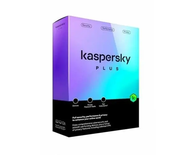 Antivirus Kaspersky Plus, 10 dispozitive, Valabilitate 1 an
