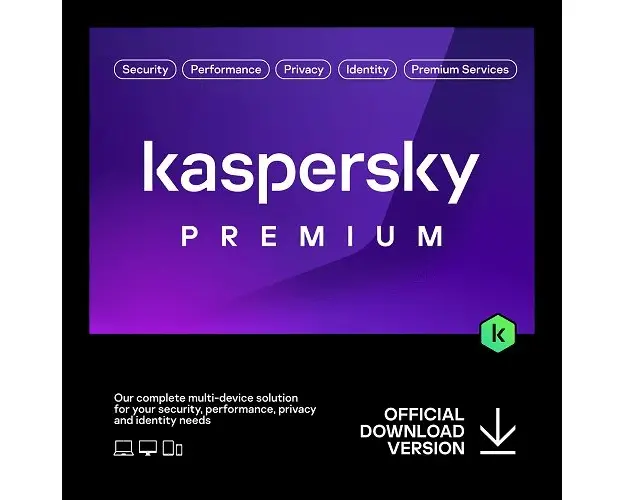 Antivirus Kaspersky Premium + Customer Support, 3 dispozitive, Valabilitate 2 ani