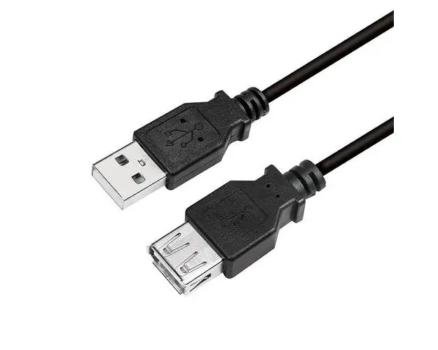 Cablu USB LOGILINK prelungitor, USB 2.0 (T) la USB 2.0 (M), 3m, Negru