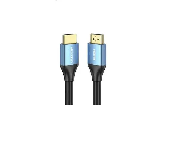 Cablu video Vention, HDMI(T) la HDMI(T), 2m, rezolutie maxima 4K la 60Hz/1080p la 60hz, conectori auriti, cupru, invelis PVC, Negru