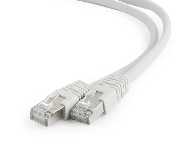 Cablu Patch cord S/FTP SPACER Cat6, cupru-aluminiu, 5 m, AWG26, Alb