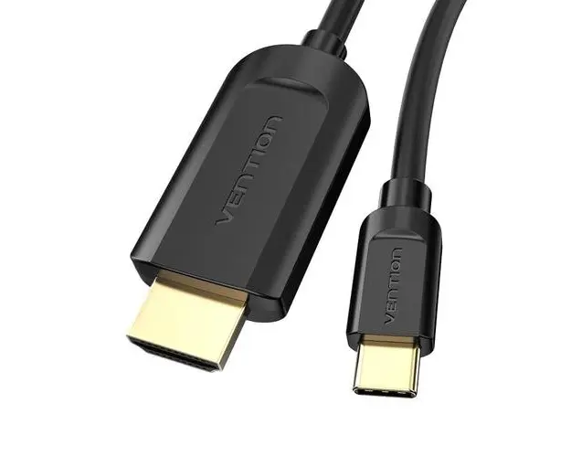 Cablu date USB C la HDMI, adaptor HDMI 4K Thunderbolt, 1.5 metri, Vention