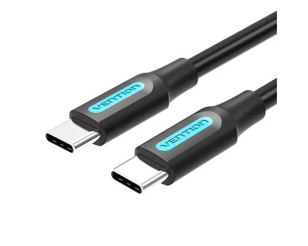 Cablu USB-C 2.0 Vention COSBH 2m PVC, Negru