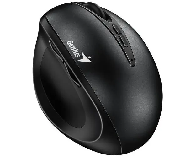Mouse Optic Genius Ergo 8300S, 1600 dpi, Wireless (Negru)