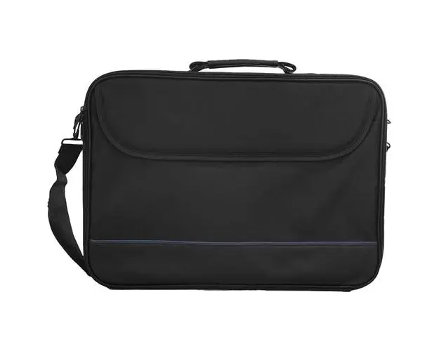 Geanta SPACER, pentru notebook de max. 17.3″, 1 compartiment, buzunar frontal, waterproof, nylon, Negru