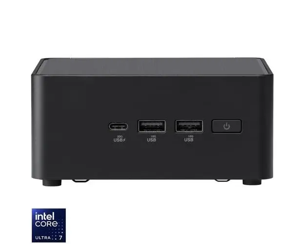 Calculator Barebone Mini PC Asus NUC 14 Pro RNUC14RVHU700000I cu procesor Intel® Core™ Ultra 7 155H pana la 4.8 GHz, fara RAM, fara stocare, Intel® Arc™ graphics, No OS (Negru)