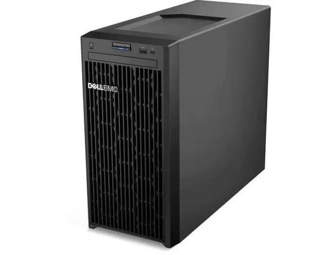 Server DELL PowerEdge T150, Tower 4U, Intel Xeon E-2314 4 C / 4 T, 2.8 GHz - 4.5 GHz, 8 MB cache, 65 W, 16 GB DDR4 ECC, 2 TB HDD, Sursa 300 W, Fara sistem de operare