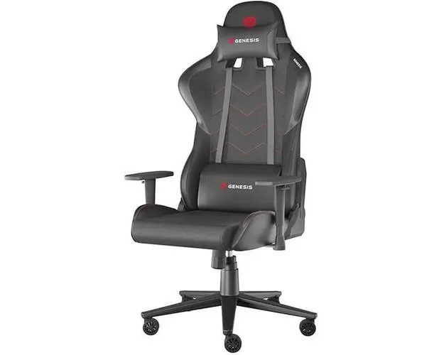 Scaun gaming, Genesis, NITRO 550 G2, Pana la 150 Kg, 81x49x51 cm, Negru