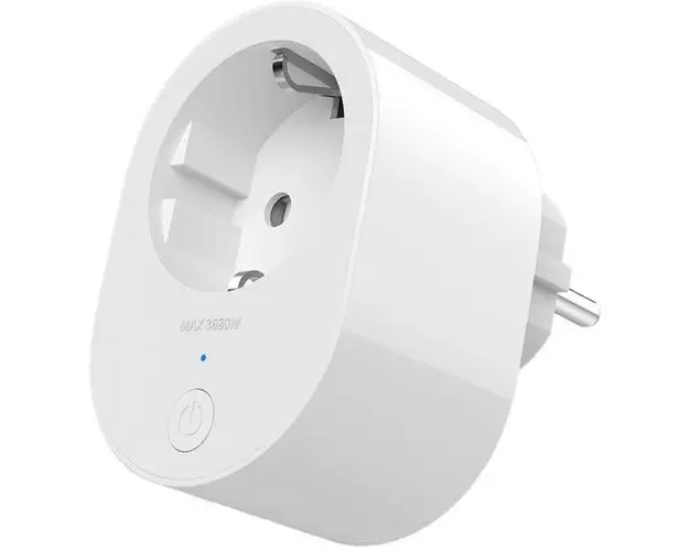 Priza Inteligenta Xiaomi Mi Smart Plug 2 WiFi, Compatibilitate Google Assistant si Xiaomi Home, Bluetooth 5.0 (Alb)