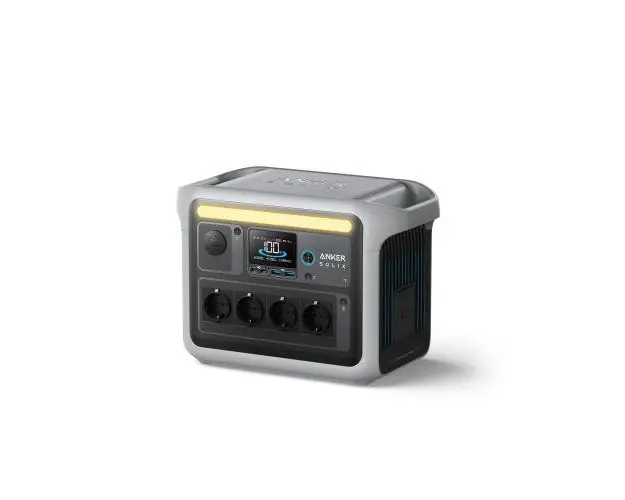 Statie de alimentare portabila Anker Solix C1000X, 1056 Wh, LiFeP04, 1800 W, Wi-fi si Bluetooth, Pentru case, camping, autorulote