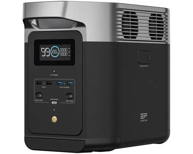 Statie de incarcare portabila Power Station EcoFlow Delta 2, 1024 Wh, LiFePO4, iesire 12V, iesire USB-A, USB-PD, 4x 230V