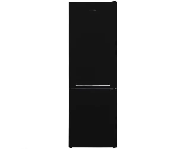 Combina frigorifica Heinner HC-V2681BKE++, 268 l, Less frost, Clasa E, Control mecanic, Iluminare LED, H 170 cm (Negru)