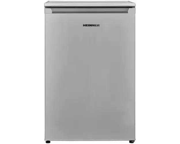 Congelator Heinner HFF-V102SE++, 103 l, Clasa E, Static, 3 sertare, Control mecanic, H 83.8 cm (Argintiu)