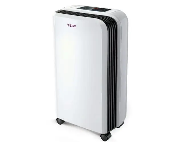 Dezumidificator TESY DHF 10 CEL, 245W, 10 L / 24 H, Capacitate rezervor 2L, Display, Setare nivel umiditate