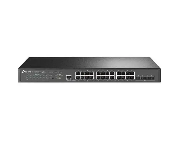 Switch cu management TP-Link TL-SG3428XPP-M2, Negru