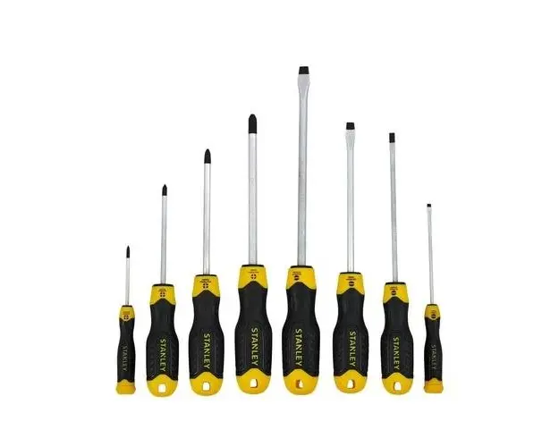Set 8 surubelnite cu maner moale, Stanley STMT1-74181