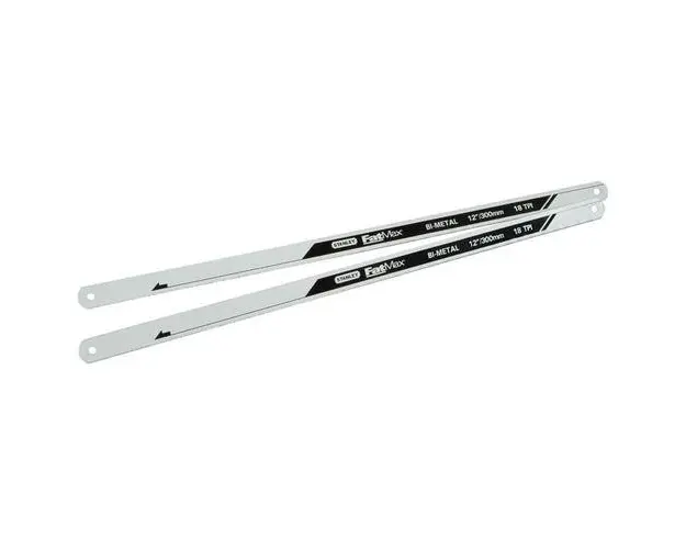Lame metalice, Stanley, 2 bucati, Argintiu