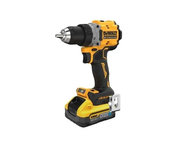 Masina de gaurit si insurubat DeWALT DCD800H2T-QW, 90 Nm, 2000 rpm + 2x Acumulatori PowerStack 5.0 Ah, Incarcator, Valiza depozitare TSTAK