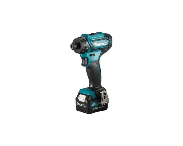Masina de gaurit si insurubat Makita DF033DSME, 12 V, 30 Nm, 1700 rpm + 2x Acumulatori BL1040B 4.0 Ah, Incarcator si Valiza transport