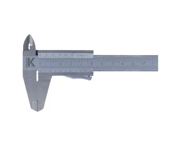 Subler cu surub de fixare si tija de adancime, 0, 02 mm+inch, 150/40 mm, Kmitex