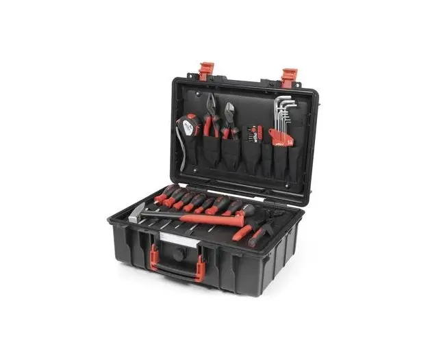 Trusa de scule mecanici in cutie de plastic, 38 piese, Wiha