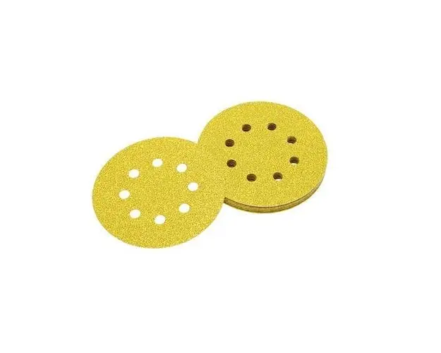 Set 10 buc discuri abrazive de slefuit Dewalt DT3107-QZ, cu 8 gauri, 240 G, 125 mm x 10