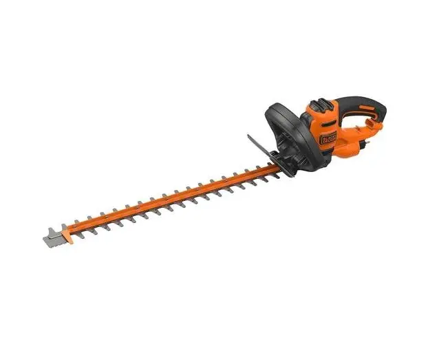 Foarfeca electrica pentru tuns gard viu, 500 W, lama 55 cm, Black+Decker