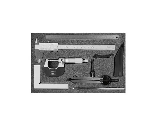 Set de instrumente de masura, 7 piese, Fortis