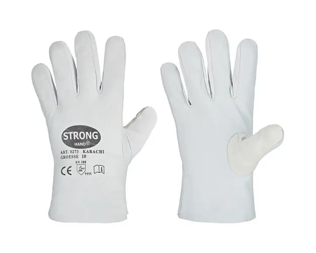 Manusi din piele nappa, marime 10, StrongHand