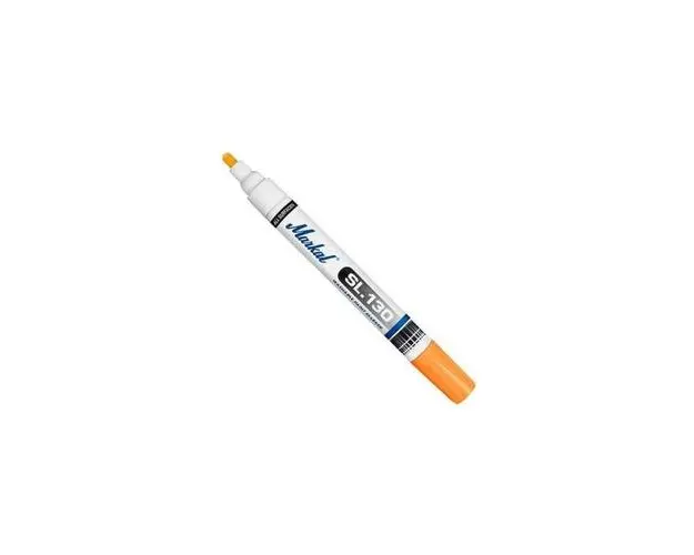 Marker cu vopsea portocaliu fluorescent Markal SL 130