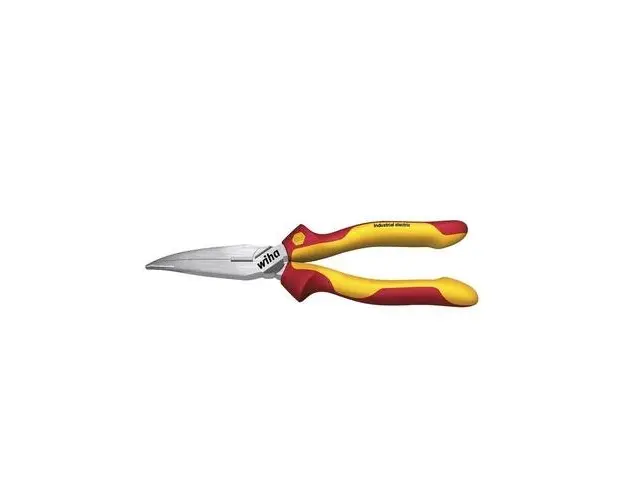 Cleste Industrial VDE cu tais curbat 40 grade, 200 mm, Wiha