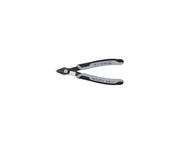 Cleste de precizie Super Knips, 125 mm, brunat ESD, Knipex
