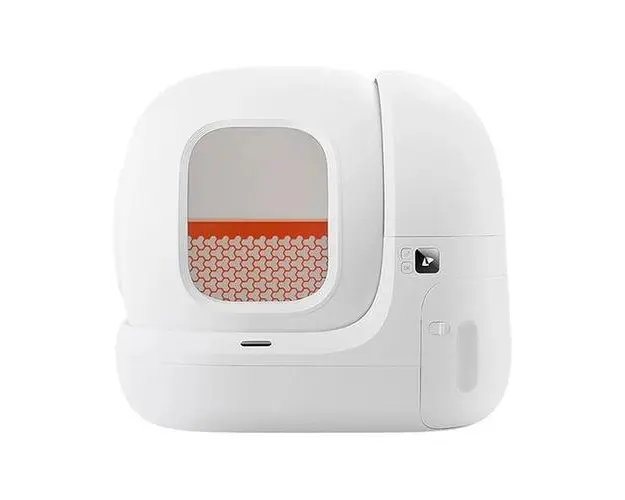 Litiera Smart PETKIT Pura Max pentru pisici, Control aplicatie, sistem autocuratare, 34.6 x 13.3 x 18.7 cm (Alb)