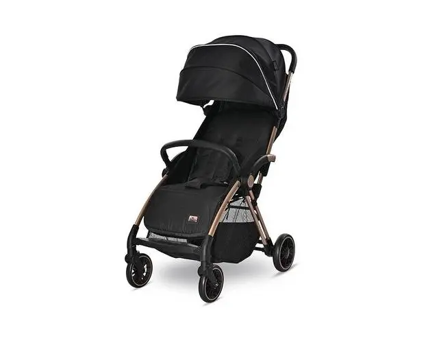 Carucior sport autofold Lorelli Quick Black Jasper, 0 luni - 4 ani, pana la 22 kg, spatar reglabil in 3 pozitii, pozitie de somn, copertina cu protectie solara, materiale tratate UV, suport reglabil de picioare, pliere cu o singura mana